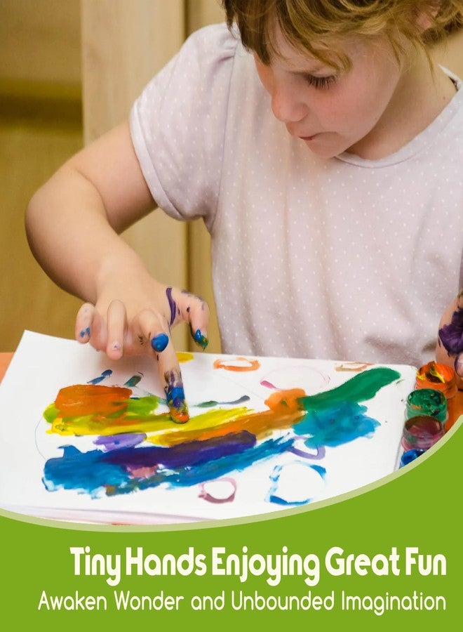 KOVIEDE Finger Paint Paper Pad, KOVIEDE 2 Pack 54 Sheets 15x11 Inch Large Drawing Pad for Kids Finger Painting & Artists, Thick Art Supplies for Toddlers - Image 5